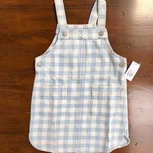 NEW GAP Denim Gingham Jumper